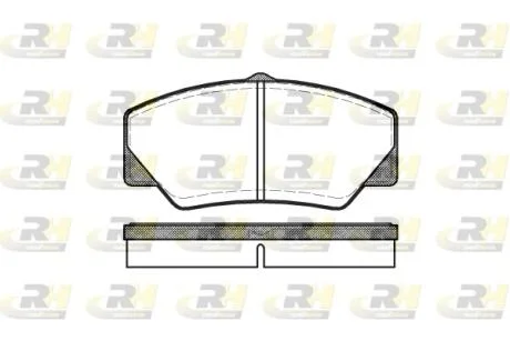 Гальмівні колодки дискові ROADHOUSE 2206.00