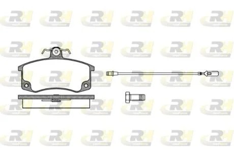 Тормозные колодки дисковые ROADHOUSE 2221.02