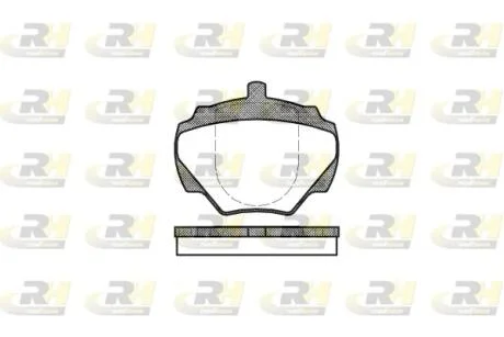 Гальмівні колодки дискові ROADHOUSE 2222.00