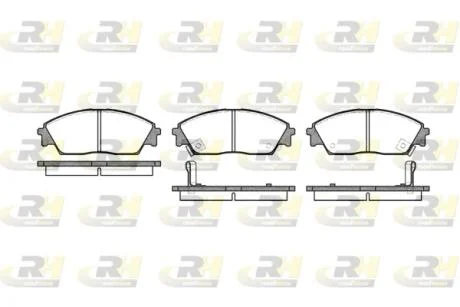 Тормозные колодки дисковые ROADHOUSE 2229.02