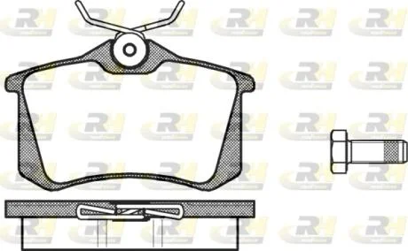 Гальмівні колодки дискові ROADHOUSE 2263.00