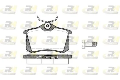 Тормозные колодки дисковые ROADHOUSE 2263.01