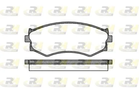 Гальмівні колодки дискові ROADHOUSE 2287.00