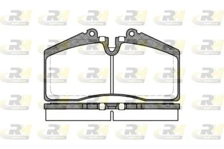 Тормозные колодки дисковые ROADHOUSE 2288.00