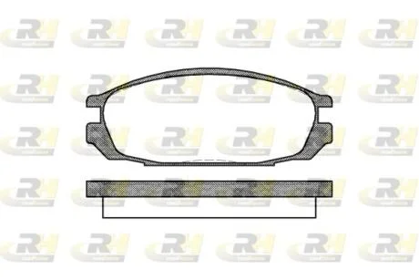 Гальмівні колодки дискові ROADHOUSE 2292.00