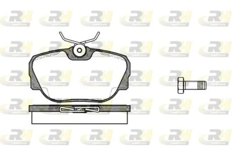Гальмівні колодки дискові ROADHOUSE 2296.00