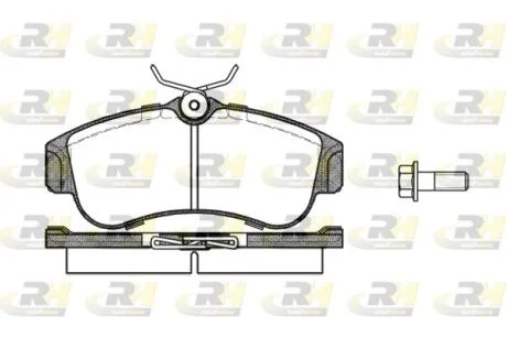 Тормозные колодки дисковые ROADHOUSE 2320.00