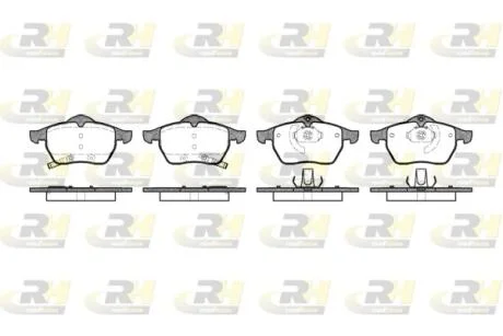 Тормозные колодки дисковые ROADHOUSE 2390.32