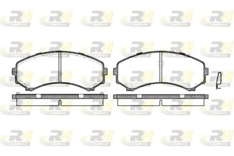 Тормозные колодки дисковые ROADHOUSE 2396.00