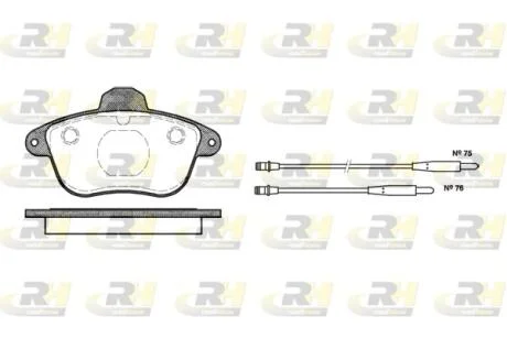 Гальмівні колодки дискові ROADHOUSE 2401.04