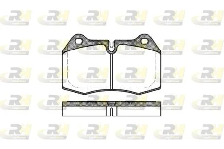 Тормозные колодки дисковые ROADHOUSE 2441.00