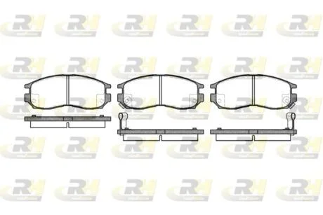 Тормозные колодки дисковые ROADHOUSE 2460.02