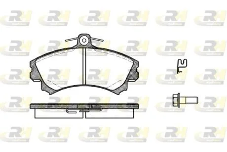 Тормозные колодки дисковые ROADHOUSE 2590.21