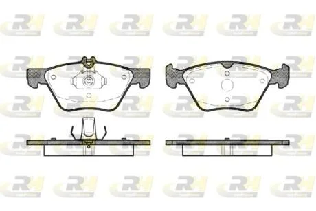 Гальмівні колодки дискові ROADHOUSE 2601.00