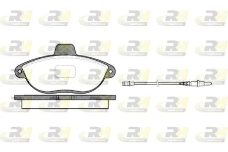 Гальмівні колодки дискові ROADHOUSE 2602.02