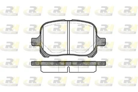 Тормозные колодки дисковые ROADHOUSE 2621.00