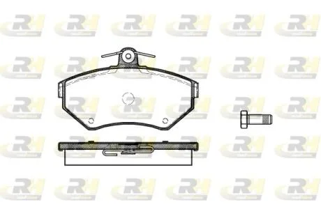 Гальмівні колодки дискові ROADHOUSE 2631.10