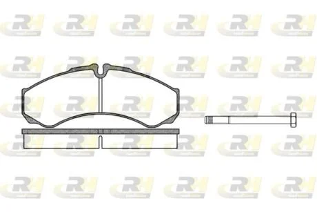 Гальмівні колодки дискові ROADHOUSE 2651.00