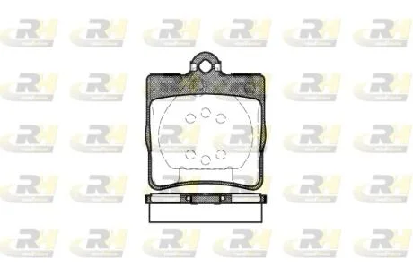 Тормозные колодки дисковые ROADHOUSE 2678.00