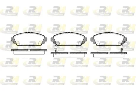 Тормозные колодки дисковые ROADHOUSE 2700.02