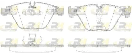 Гальмівні колодки дискові ROADHOUSE 2857.50