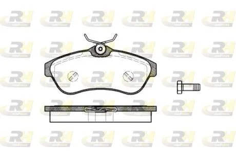 Тормозные колодки дисковые ROADHOUSE 2880.00