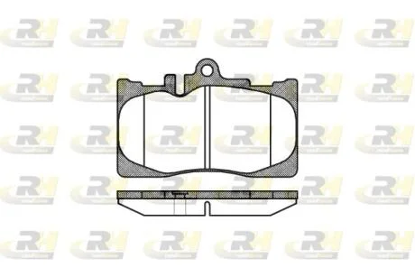 Тормозные колодки дисковые ROADHOUSE 2890.00