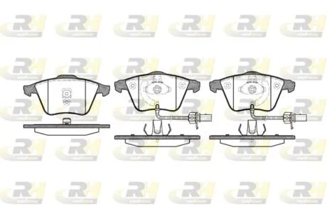 Тормозные колодки дисковые ROADHOUSE 2964.02