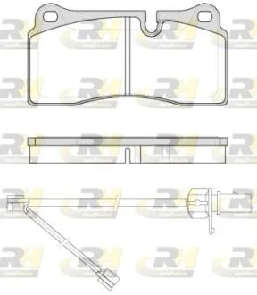Тормозные колодки дисковые ROADHOUSE 2983.21
