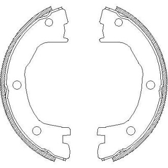 Гальмівні колодки барабанні ROADHOUSE 4712.00