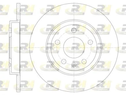 Тормозной диск ROADHOUSE 61011.00