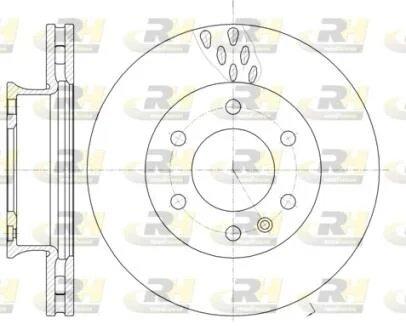 Тормозной диск ROADHOUSE 61034.10