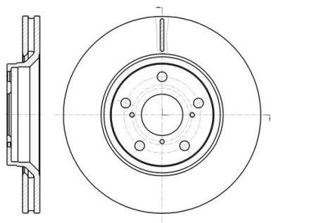Тормозной диск ROADHOUSE 61121.10 (фото 1)