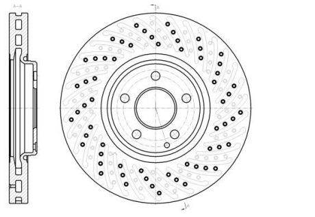 Гальмівний диск ROADHOUSE 61123.10 (фото 1)