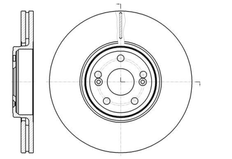 Тормозной диск ROADHOUSE 61234.10 (фото 1)
