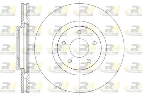 Тормозной диск ROADHOUSE 61349.10