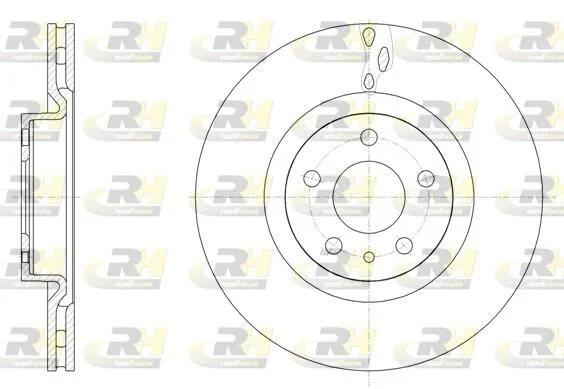 Тормозной диск ROADHOUSE 61501.10 (фото 1)