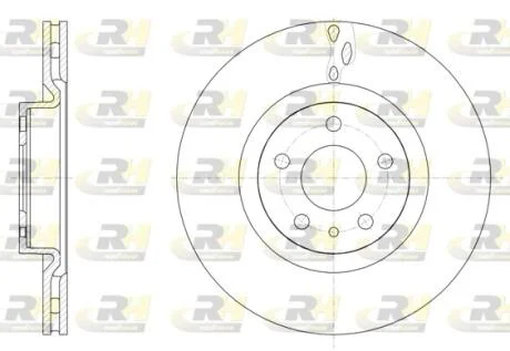Тормозной диск ROADHOUSE 61501.10
