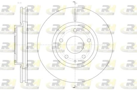 Тормозной диск ROADHOUSE 61520.10