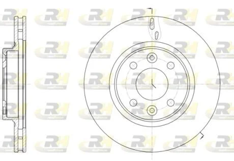Тормозной диск ROADHOUSE 61535.10