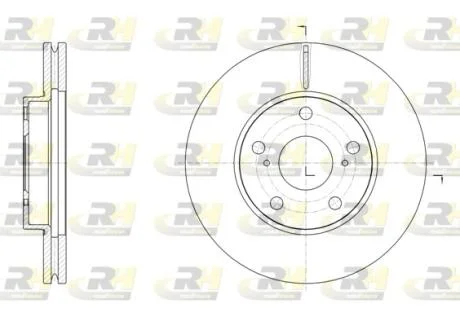 Тормозной диск ROADHOUSE 61539.10