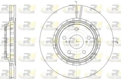 Тормозной диск ROADHOUSE 61540.10