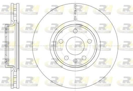 Тормозной диск ROADHOUSE 61543.10