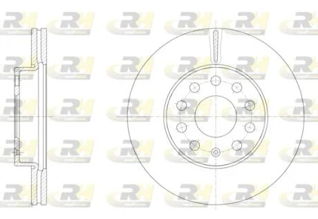 Тормозной диск ROADHOUSE 61586.10