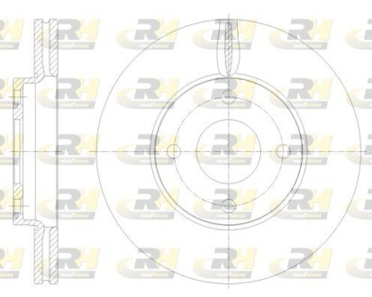 Тормозной диск ROADHOUSE 61778.10 (фото 1)