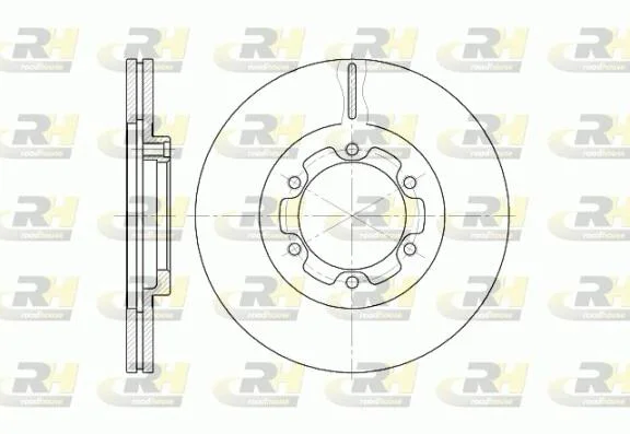 Тормозной диск ROADHOUSE 6188.10 (фото 1)