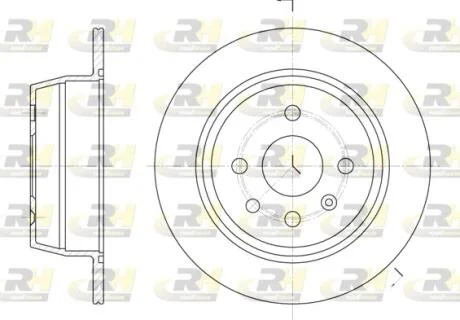 Тормозной диск ROADHOUSE 6207.00