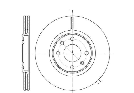 Тормозной диск ROADHOUSE 6306.10 (фото 1)