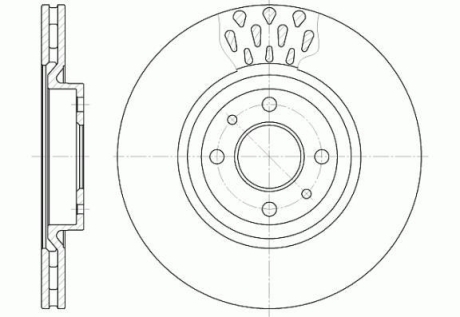 Тормозной диск ROADHOUSE 6315.10 (фото 1)