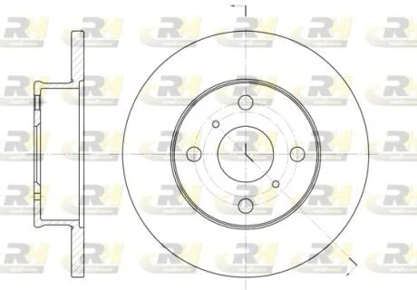 Тормозной диск ROADHOUSE 6401.00